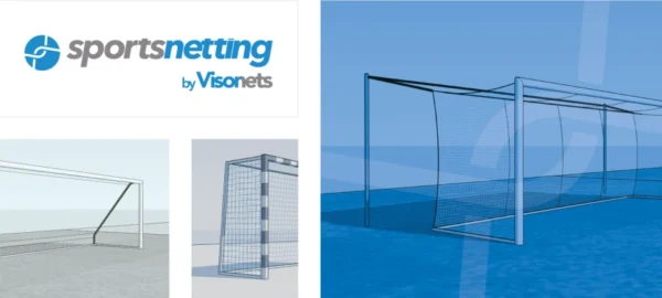 Sports Netting by Visornets - Fabricación y venta de redes deportivas para fútbol 11 y fútbol 7 - Visor Fall Arrest Nets