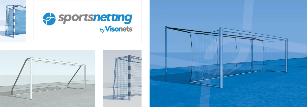 Sports Netting by Visornets - Fabricación y venta de redes deportivas para fútbol 11 y fútbol 7 - Visor Fall Arrest Nets