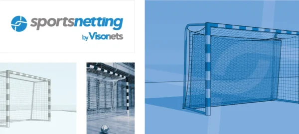 Sports Netting by Visornets - Fabricación y venta de redes deportivas para fútbol sala y balonmano - Visor Fall Arrest Nets